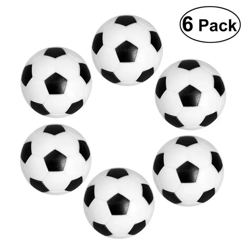 Lot de 6 Balles de Baby-Foot Officielles - 32 mm