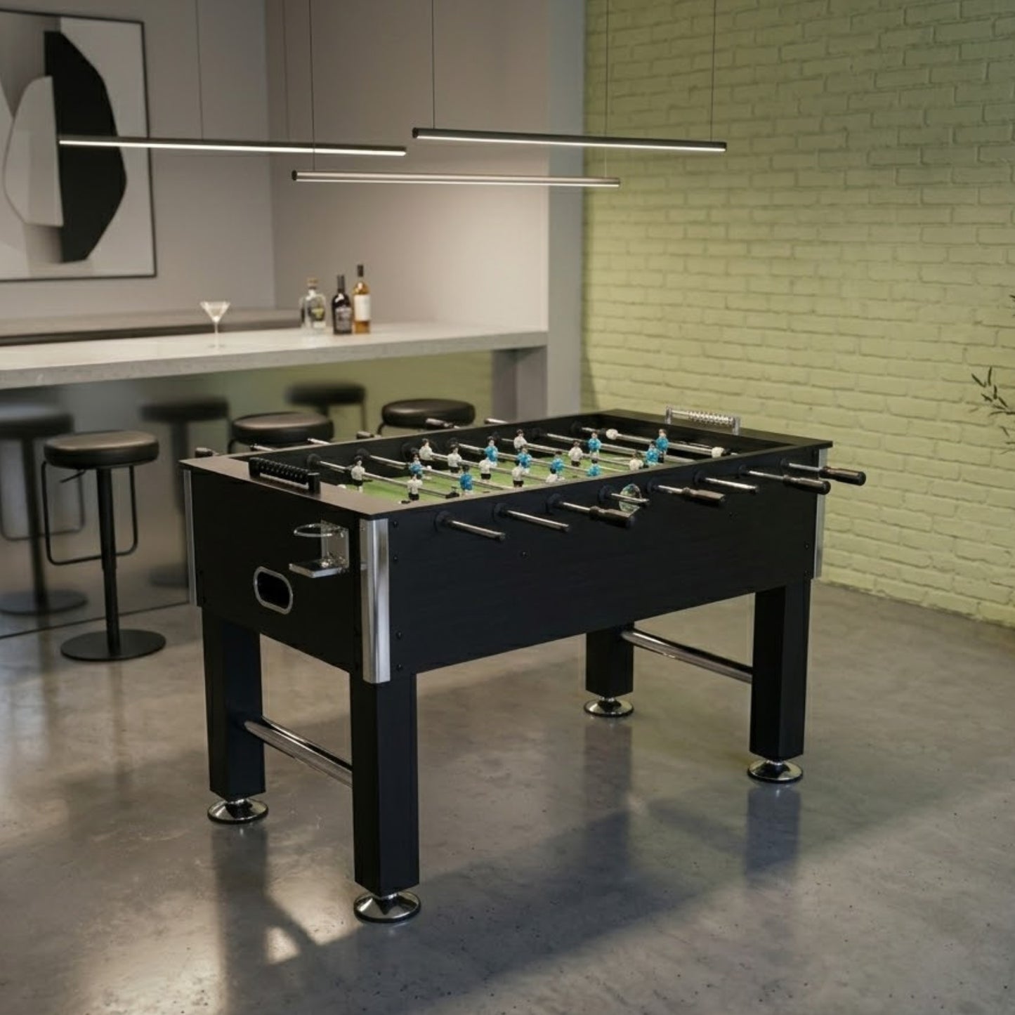 Babyfoot Professionnel "Le Club" - Édition Noir Intense | Bar et Entreprise