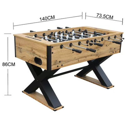 Babyfoot Professionnel "Le Loft" Finition Chêne - Design Entreprise (140cm)
